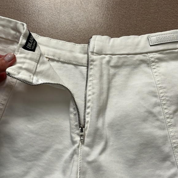 Blank NYC Fringed White Flair Shorts - Picture 6 of 9